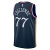 Dres Philadelphia 76ers VJ Edgecombe Nike 2025-26 City Edition Navy Swingman